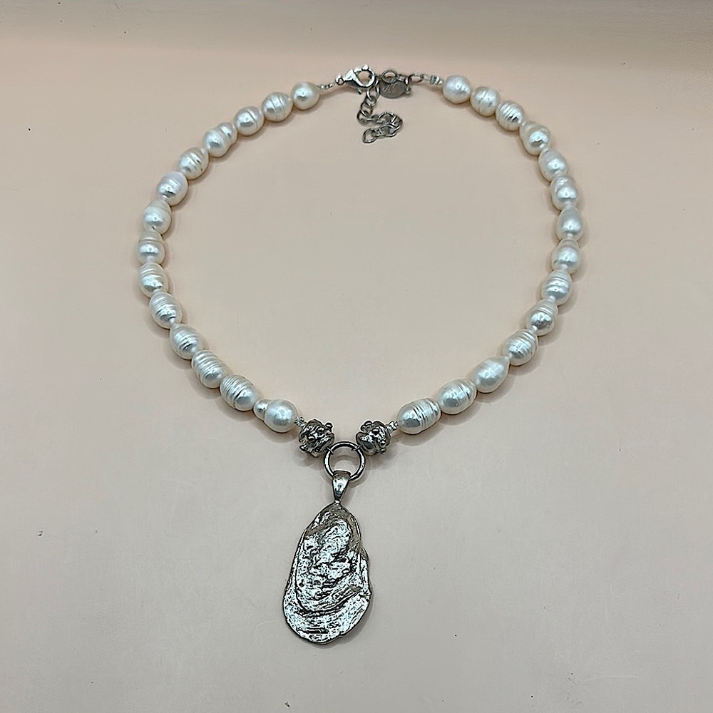 Susan Shaw Oyster and Pearl Necklace